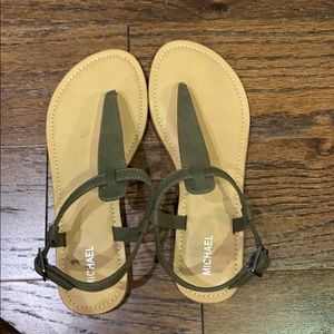 Michael Callie olive green damsel NEVER WORN